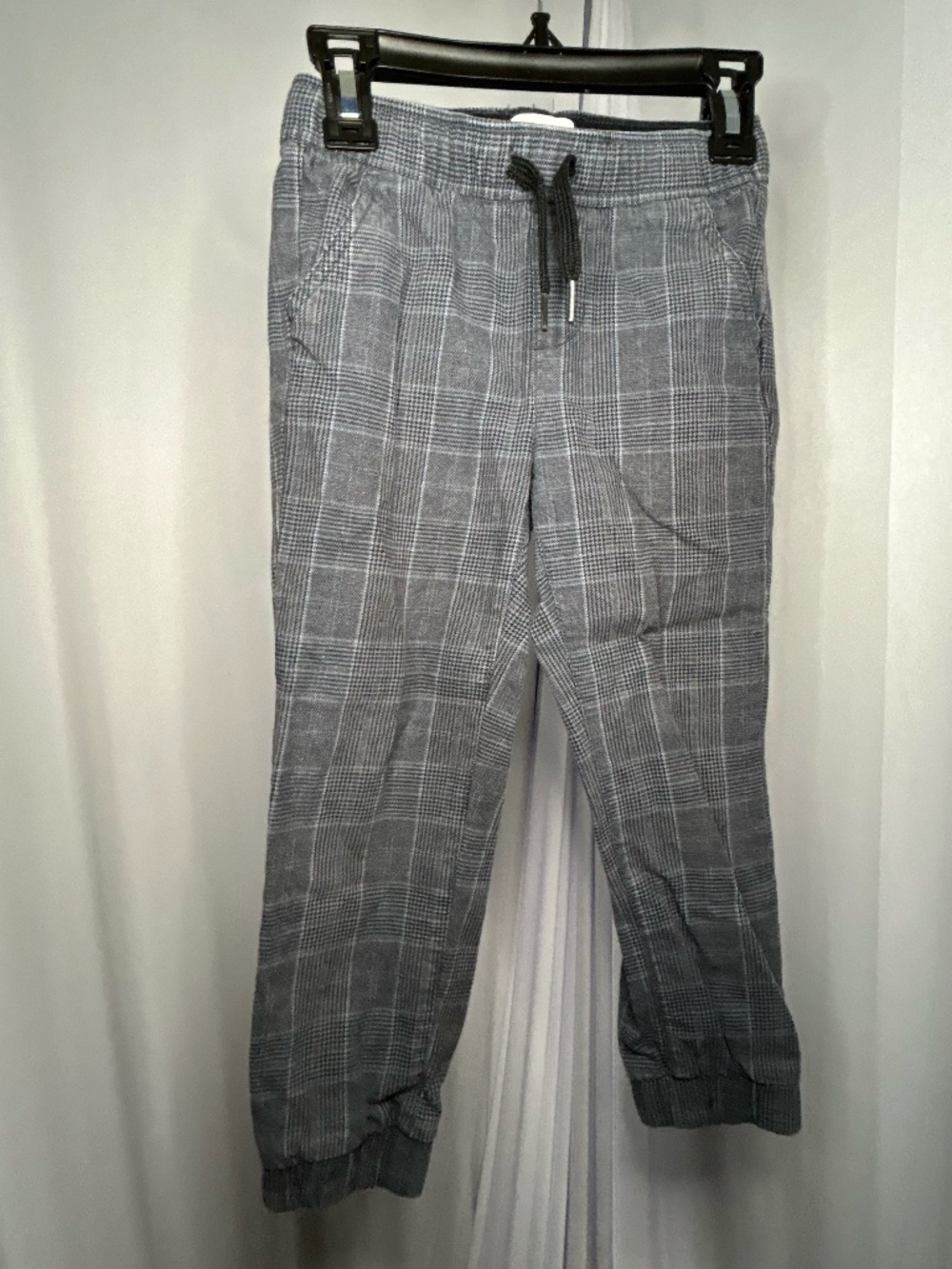 Old Navy Kids Drawstring Checkered Pants in XS (5) size